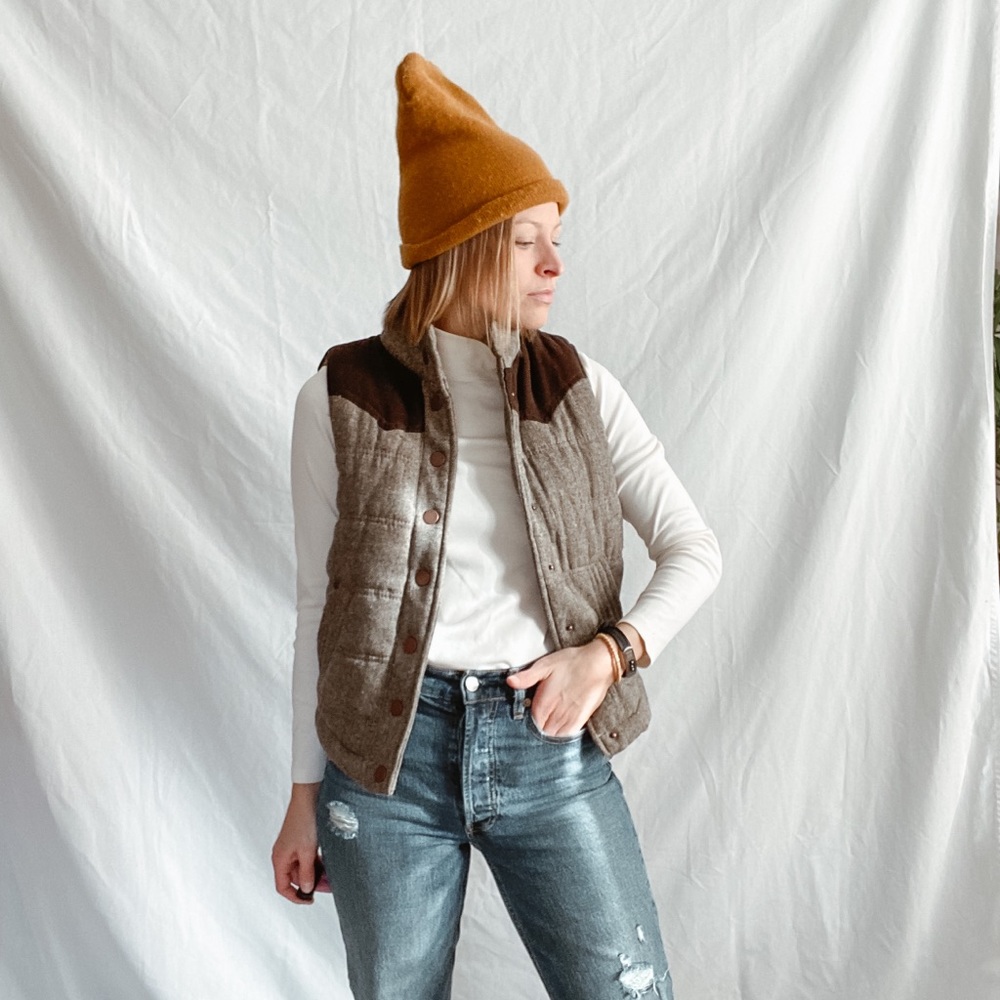 CI SONO | tweed textured vest